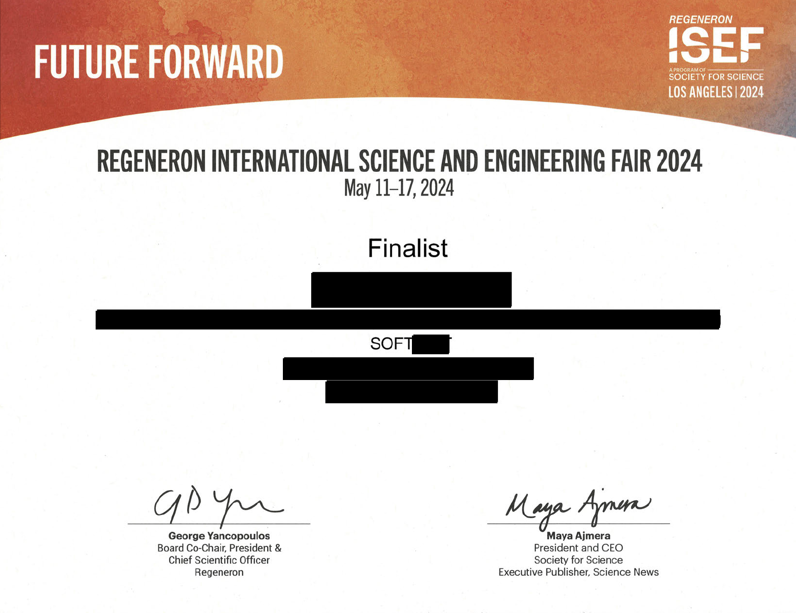 ISEF 수상 실적 3