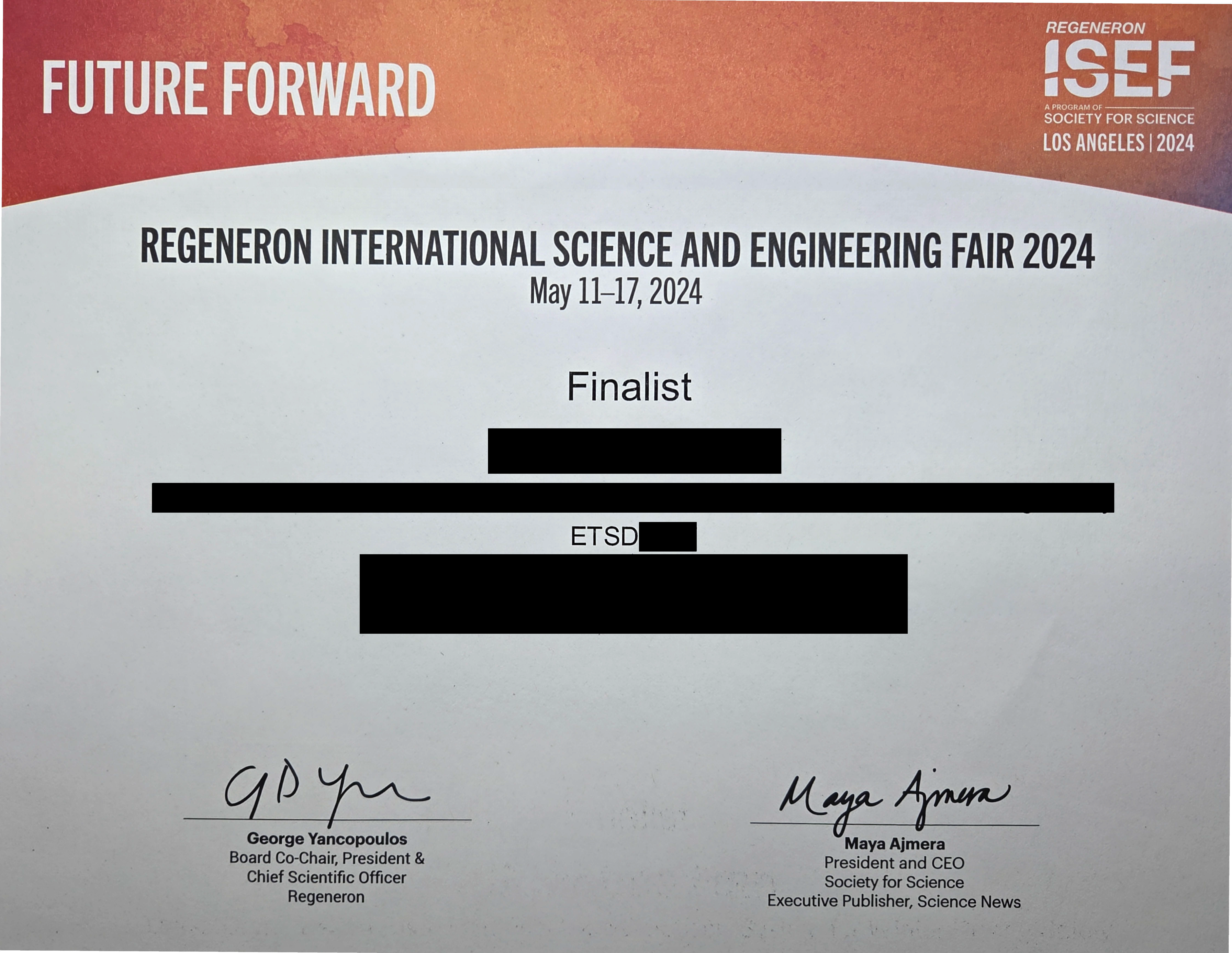 ISEF 수상 실적 5